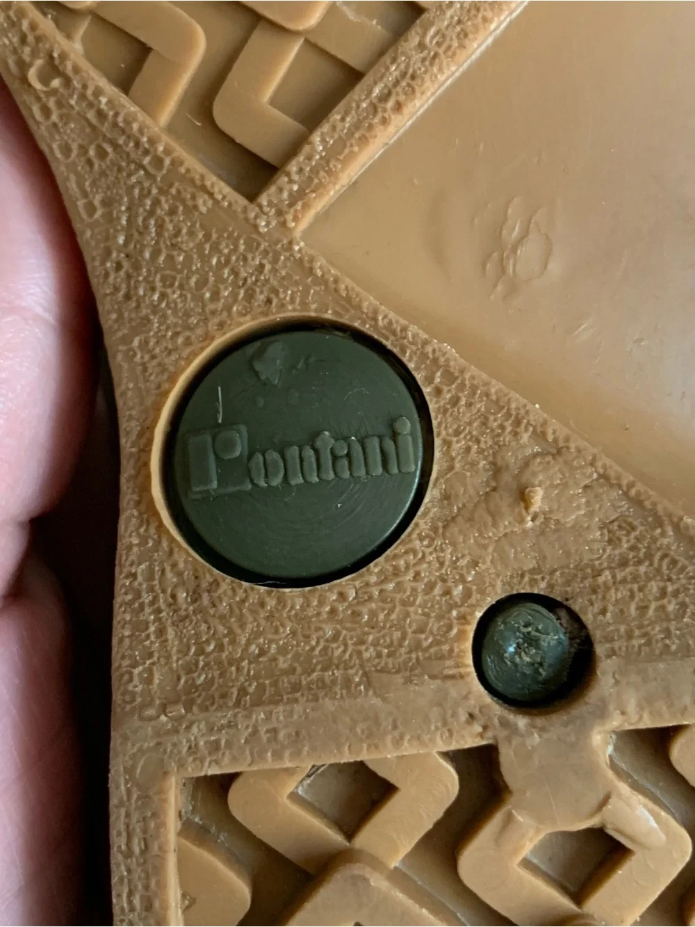 Rontani Waterproof Work Gardening Rubber Galoshes Army Green Italy Size 11 46